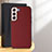 Custodia Lusso Pelle Cover B07H per Samsung Galaxy S24 Plus 5G Rosso