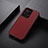 Custodia Lusso Pelle Cover B07H per Xiaomi Mi Mix 4 5G Rosso