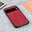 Custodia Lusso Pelle Cover B08H per Google Pixel 7 5G Rosso