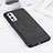 Custodia Lusso Pelle Cover B08H per OnePlus 9 5G Nero