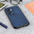 Custodia Lusso Pelle Cover B08H per OnePlus Nord N300 5G Blu