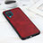 Custodia Lusso Pelle Cover B08H per Samsung Galaxy A12 5G Rosso
