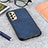 Custodia Lusso Pelle Cover B08H per Samsung Galaxy A13 4G Blu