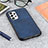 Custodia Lusso Pelle Cover B08H per Samsung Galaxy A53 5G Blu