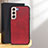 Custodia Lusso Pelle Cover B08H per Samsung Galaxy S24 Plus 5G Rosso