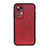 Custodia Lusso Pelle Cover B08H per Xiaomi Mi 12 Lite 5G Rosso