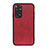 Custodia Lusso Pelle Cover B08H per Xiaomi Redmi Note 11 4G (2022) Rosso