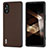 Custodia Lusso Pelle Cover BH3 per Sony Xperia 5 V Marrone