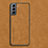 Custodia Lusso Pelle Cover C01 per Samsung Galaxy S22 5G Marrone