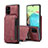 Custodia Lusso Pelle Cover C01S per Samsung Galaxy A71 4G A715 Rosso