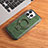 Custodia Lusso Pelle Cover con Mag-Safe Magnetic JD1 per Apple iPhone 15 Pro Verde