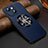 Custodia Lusso Pelle Cover con Mag-Safe Magnetic LD2 per Apple iPhone 15 Blu