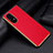 Custodia Lusso Pelle Cover DL2 per Huawei P50 Pro Rosso