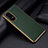 Custodia Lusso Pelle Cover DL2 per Huawei P50 Pro Verde