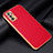 Custodia Lusso Pelle Cover DL2 per Oppo Reno6 5G Rosso