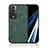 Custodia Lusso Pelle Cover DY1 per Huawei Honor 80 GT 5G Verde