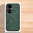 Custodia Lusso Pelle Cover DY1 per Huawei P50 Pro Verde