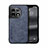 Custodia Lusso Pelle Cover DY1 per OnePlus 11 5G Blu