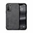 Custodia Lusso Pelle Cover DY1 per Oppo A94 5G Nero