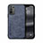 Custodia Lusso Pelle Cover DY1 per Oppo A95 5G Blu