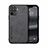 Custodia Lusso Pelle Cover DY1 per Oppo F19 Pro Nero