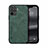 Custodia Lusso Pelle Cover DY1 per Oppo F19 Pro Verde