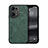 Custodia Lusso Pelle Cover DY1 per Oppo Find X5 5G Verde