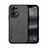 Custodia Lusso Pelle Cover DY1 per Oppo Find X5 Pro 5G Nero