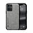 Custodia Lusso Pelle Cover DY1 per Oppo Reno7 4G Grigio