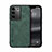 Custodia Lusso Pelle Cover DY1 per Vivo V27 5G Verde