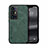 Custodia Lusso Pelle Cover DY1 per Vivo X70 Pro+ Plus 5G Verde