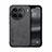 Custodia Lusso Pelle Cover DY1 per Vivo X90 Pro+ Plus 5G Nero