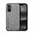 Custodia Lusso Pelle Cover DY1 per Xiaomi Poco F4 GT 5G Grigio