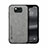 Custodia Lusso Pelle Cover DY1 per Xiaomi Poco X3 NFC Grigio