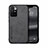 Custodia Lusso Pelle Cover DY1 per Xiaomi Redmi 10 4G Nero