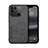 Custodia Lusso Pelle Cover DY1 per Xiaomi Redmi 10 India Nero