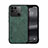 Custodia Lusso Pelle Cover DY1 per Xiaomi Redmi 10 India Verde