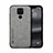 Custodia Lusso Pelle Cover DY1 per Xiaomi Redmi 10X 4G Grigio