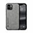 Custodia Lusso Pelle Cover DY1 per Xiaomi Redmi A1 Grigio