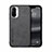 Custodia Lusso Pelle Cover DY1 per Xiaomi Redmi K40 Pro 5G Nero