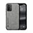 Custodia Lusso Pelle Cover DY1 per Xiaomi Redmi Note 10 4G Grigio