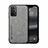 Custodia Lusso Pelle Cover DY1 per Xiaomi Redmi Note 10 Pro Max Grigio