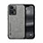 Custodia Lusso Pelle Cover DY1 per Xiaomi Redmi Note 12 Explorer Grigio