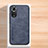 Custodia Lusso Pelle Cover DY2 per Huawei Honor 50 5G Blu