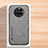 Custodia Lusso Pelle Cover DY2 per Huawei Mate 50 Grigio