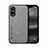 Custodia Lusso Pelle Cover DY2 per Oppo A98 5G Grigio