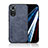 Custodia Lusso Pelle Cover DY3 per Huawei Nova 9 Blu