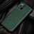 Custodia Lusso Pelle Cover GS2 per Oppo Find X3 Pro 5G Verde