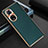 Custodia Lusso Pelle Cover GS3 per Huawei Honor 50 5G Verde