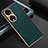 Custodia Lusso Pelle Cover GS3 per Huawei Honor 70 5G Verde